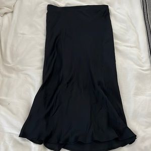 Leith Satin Midi Skirt